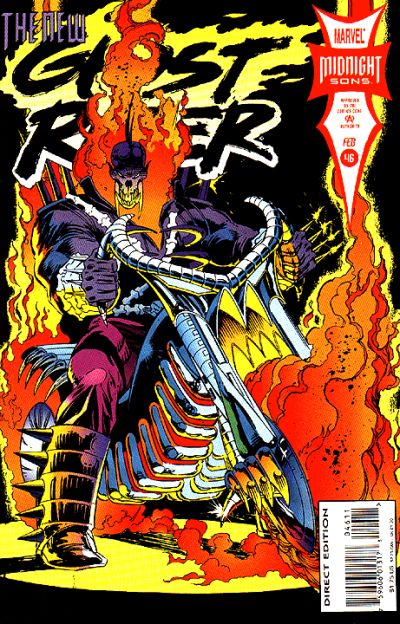 Cover for Ghost Rider (Marvel, 1990 series) #46 [Direct Edition]