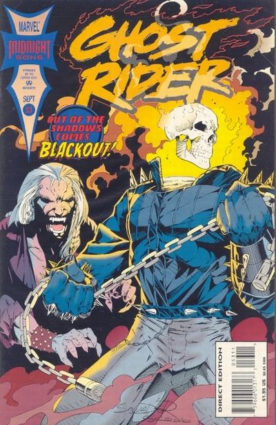 Cover for Ghost Rider (Marvel, 1990 series) #53 [Direct Edition]