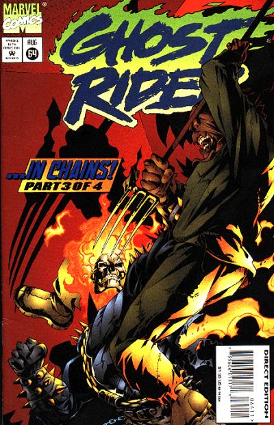 Cover for Ghost Rider (Marvel, 1990 series) #64 [Direct Edition]