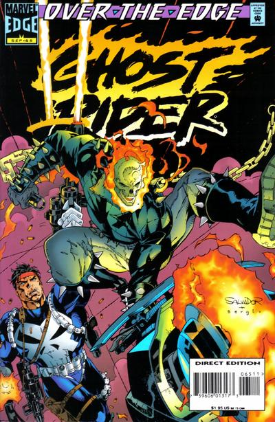 Cover for Ghost Rider (Marvel, 1990 series) #65 [Direct Edition]