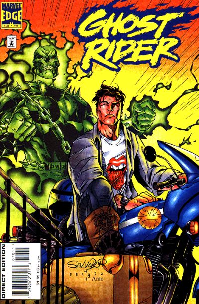 Cover for Ghost Rider (Marvel, 1990 series) #70 [Direct Edition]