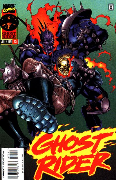 Cover for Ghost Rider (Marvel, 1990 series) #75 [Direct Edition]