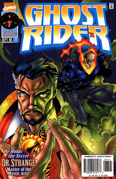 Cover for Ghost Rider (Marvel, 1990 series) #77 [Direct Edition]