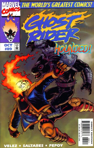 Cover for Ghost Rider (Marvel, 1990 series) #89