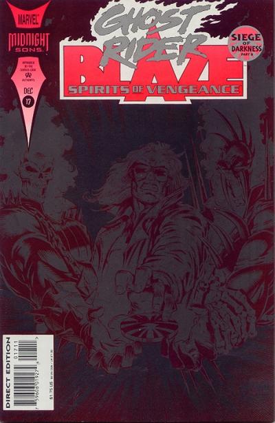 Cover for Ghost Rider / Blaze: Spirits of Vengeance (Marvel, 1992 series) #17