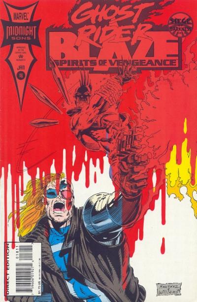 Cover for Ghost Rider / Blaze: Spirits of Vengeance (Marvel, 1992 series) #18