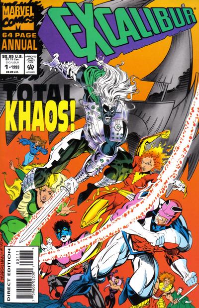 Cover for Excalibur Annual (Marvel, 1993 series) #1 [Direct Edition]