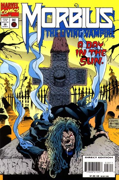 Cover for Morbius: The Living Vampire (Marvel, 1992 series) #28