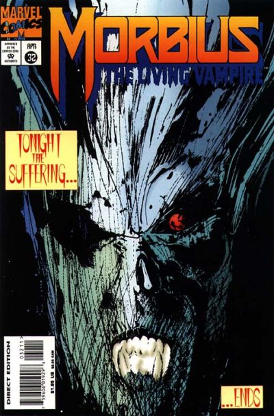 Cover for Morbius: The Living Vampire (Marvel, 1992 series) #32
