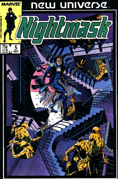 Cover for Nightmask (Marvel, 1986 series) #5 [Direct]