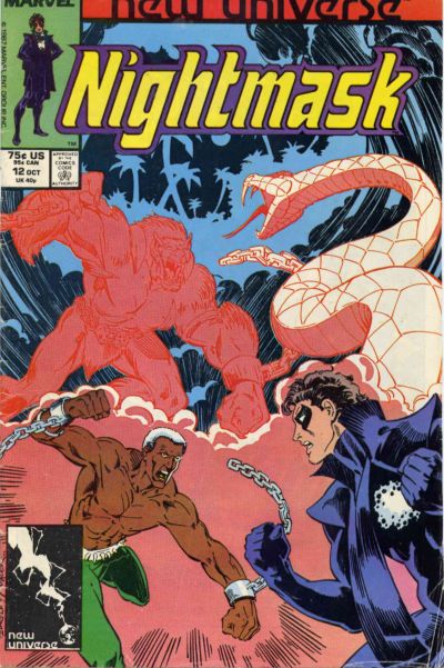 Cover for Nightmask (Marvel, 1986 series) #12 [Direct]