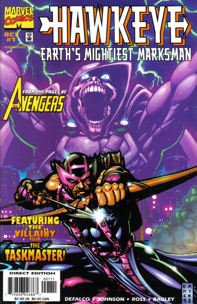 Cover for Hawkeye: Earth's Mightiest Marksman (Marvel, 1998 series) #1
