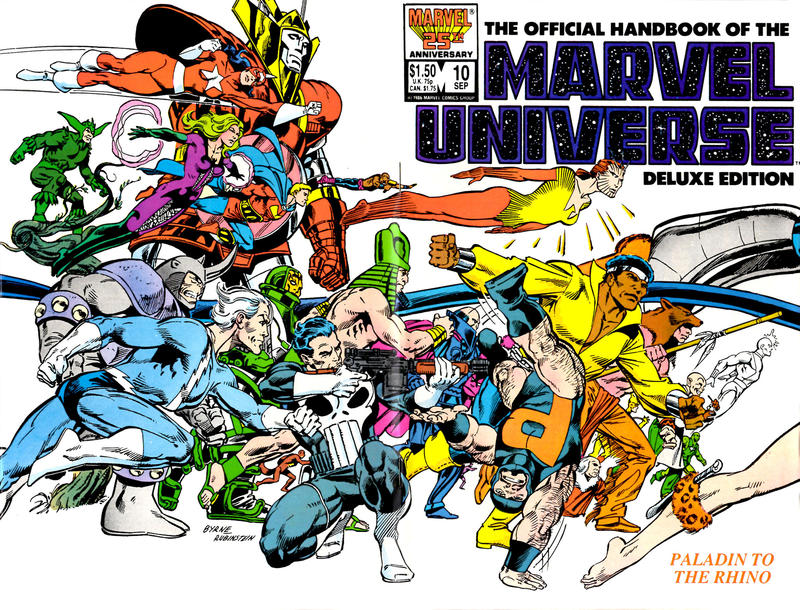 Cover for The Official Handbook of the Marvel Universe Deluxe Edition (Marvel, 1985 series) #10 [Direct]