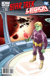 Cover Thumbnail for Star Trek / Legion of Super-Heroes (2011 series) #1 [Cover RI-A-1 - Brainiac 5]