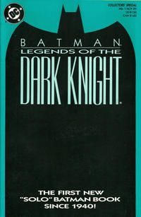 Cover Thumbnail for Legends of the Dark Knight (DC, 1989 series) #1 [Blue Cover]