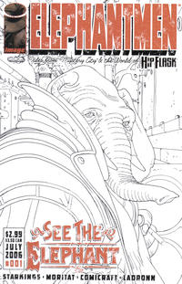Cover Thumbnail for Elephantmen (Image, 2006 series) #1 [2nd Print Black and White Variant]