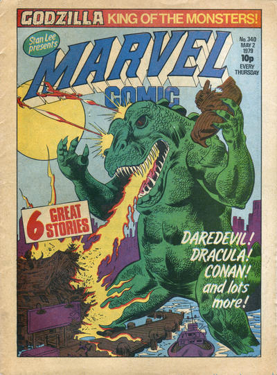 Cover for Marvel Comic (Marvel UK, 1979 series) #340