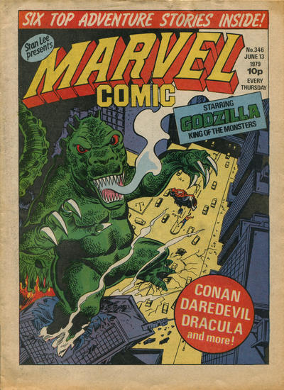 Cover for Marvel Comic (Marvel UK, 1979 series) #346