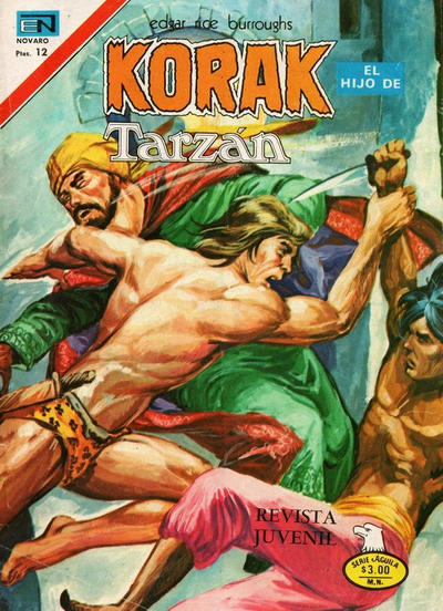 Cover for Korak (Editorial Novaro, 1972 series) #58 [Española]