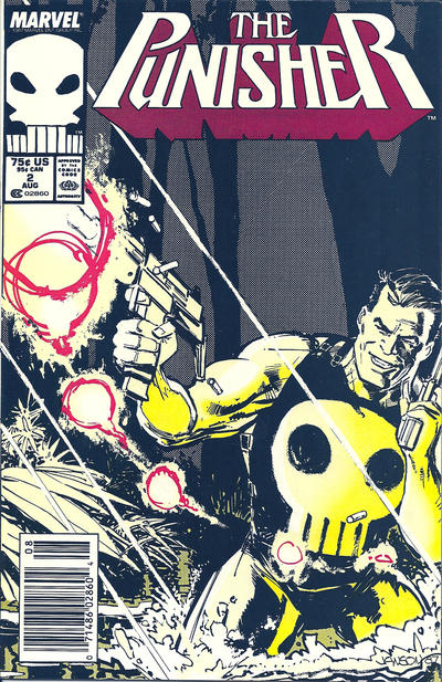 Cover for The Punisher (Marvel, 1987 series) #2 [Newsstand]