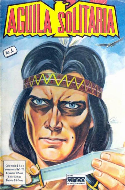 Cover for Aguila Solitaria (Editora Cinco, 1976 series) #1