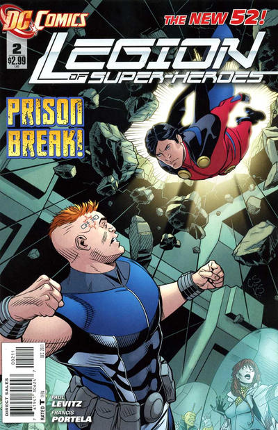 Cover for Legion of Super-Heroes (DC, 2011 series) #2