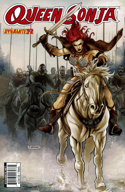 Cover for Queen Sonja (Dynamite Entertainment, 2009 series) #19 [Fabiano Neves Cover]