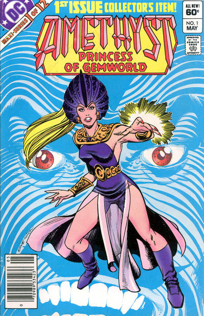 Cover for Amethyst, Princess of Gemworld (DC, 1983 series) #1 [Newsstand]
