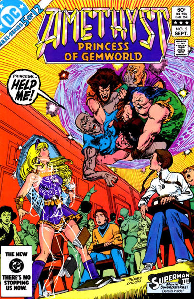 Cover for Amethyst, Princess of Gemworld (DC, 1983 series) #5 [Direct]