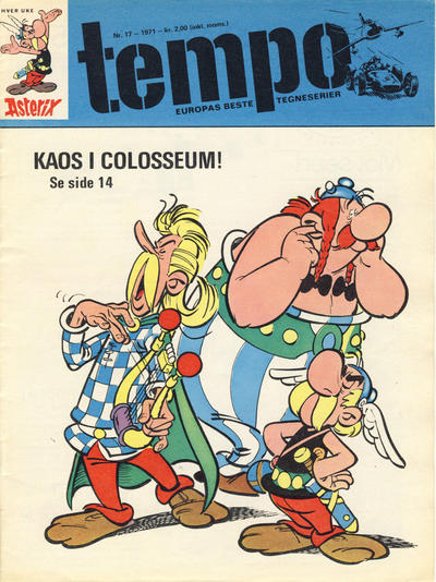 Cover for Tempo (Hjemmet / Egmont, 1966 series) #17/1971