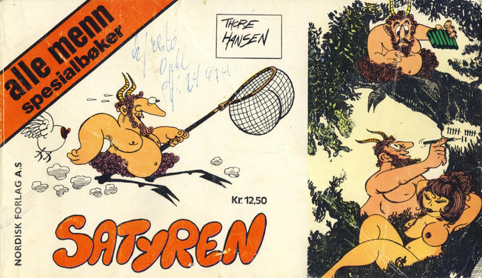 Cover for Satyren (Nordisk Forlag, 1975 series) 