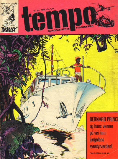 Cover for Tempo (Hjemmet / Egmont, 1966 series) #10/1969