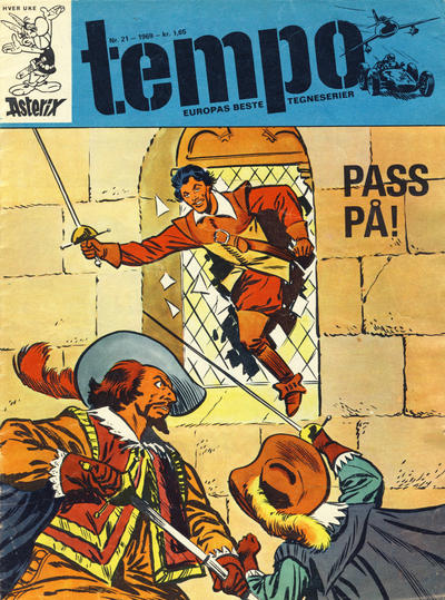 Cover for Tempo (Hjemmet / Egmont, 1966 series) #21/1969