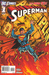 Cover Thumbnail for Superman (2011 series) #1 [Second Printing]