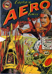 Cover Thumbnail for Captain Aero Comics (Holyoke, 1942 series) #v2#4 (10)
