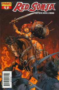 Cover Thumbnail for Red Sonja (Dynamite Entertainment, 2005 series) #9 [Mike Perkins Cover]