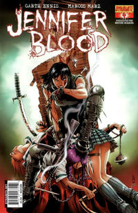 Cover Thumbnail for Jennifer Blood (Dynamite Entertainment, 2011 series) #4 [Cover B - Jonathan Lau]