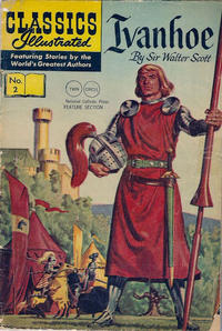 Cover Thumbnail for Classics Illustrated (Gilberton, 1947 series) #2 [HRN 136] - Ivanhoe [Twin Circle]