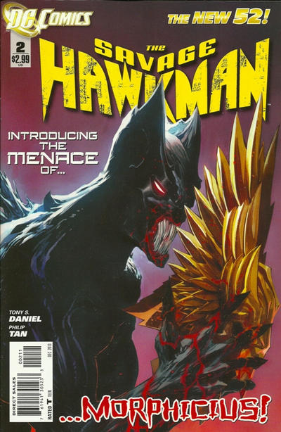 Cover for The Savage Hawkman (DC, 2011 series) #2