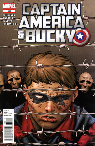 Cover for Captain America and Bucky (Marvel, 2011 series) #623