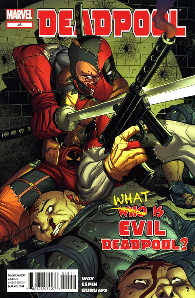 Cover for Deadpool (Marvel, 2008 series) #45
