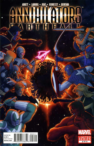 Cover for Annihilators: Earthfall (Marvel, 2011 series) #2