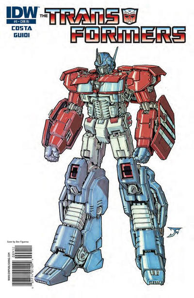 Cover for The Transformers (IDW, 2009 series) #9 [Cover RI]