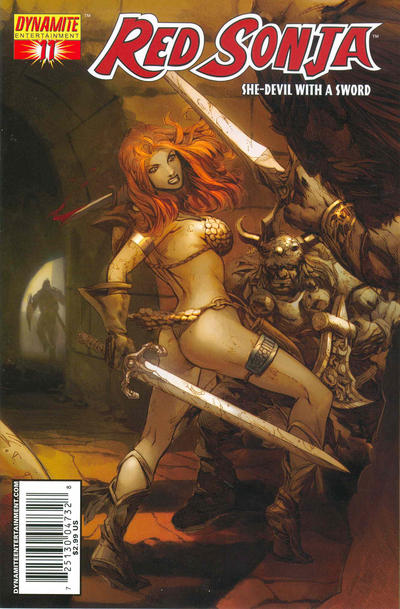 Cover for Red Sonja (Dynamite Entertainment, 2005 series) #11 [Pat Lee Cover]