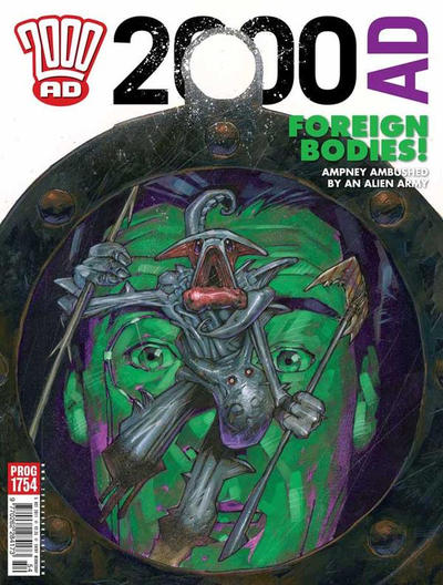 Cover for 2000 AD (Rebellion, 2001 series) #1754