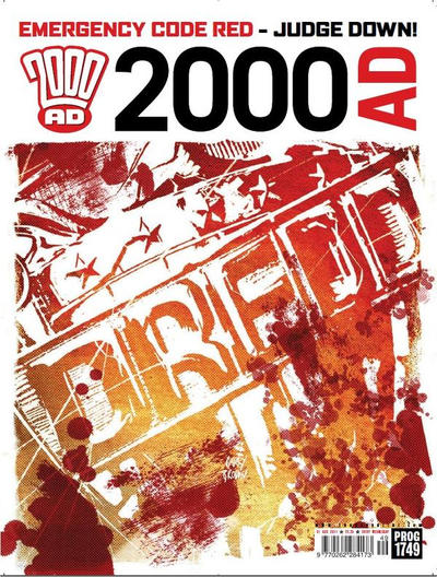 Cover for 2000 AD (Rebellion, 2001 series) #1749