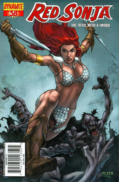 Cover for Red Sonja (Dynamite Entertainment, 2005 series) #38 [Cover A]
