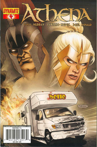Cover for Athena (Dynamite Entertainment, 2009 series) #4 [Neves Cover]
