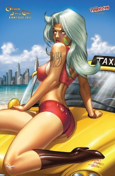 Cover for Grimm Fairy Tales Giant-Size 2011 (Zenescope Entertainment, 2011 series) [2011 NYCC Exclusive Variant - Mike DeBalfo]