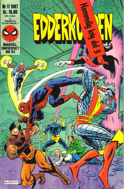 Cover for Edderkoppen (Semic, 1984 series) #11/1987